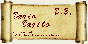 Dario Bajilo vizit kartica